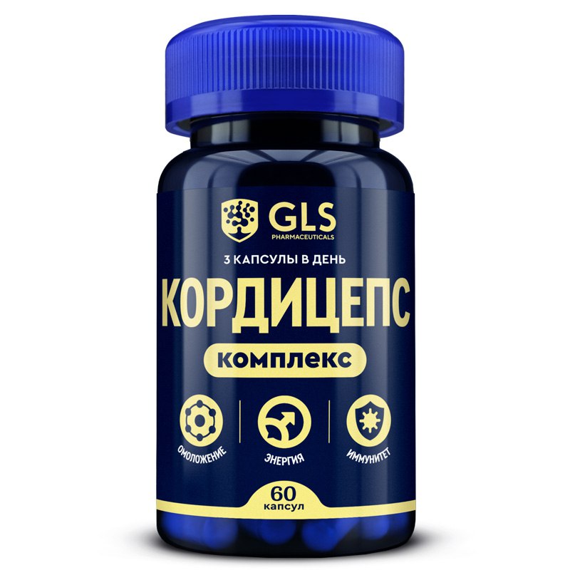 Кордицепс комплекс с лимонником китайским, 60 капсул
